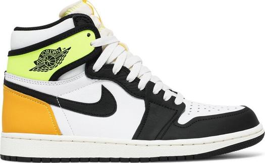 Кроссовки Air Jordan 1 Retro High OG Volt Gold, белый