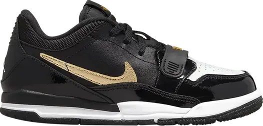 Кроссовки Jordan Legacy 312 Low PS Black Metallic Gold, черный
