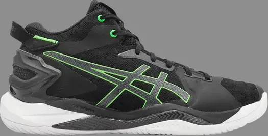 Кроссовки gel burst 26 'black green gecko' Asics, черный