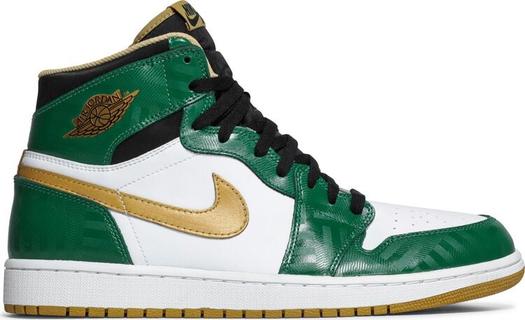 Кроссовки Air Jordan 1 Retro High OG Celtics, зеленый