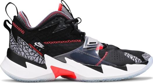 Кроссовки Jordan Why Not Zer0.3 PF Black Cement, черный