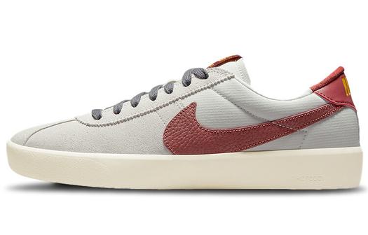 Кроссовки Nike SB Bruin React, светло-серый/темно-красный