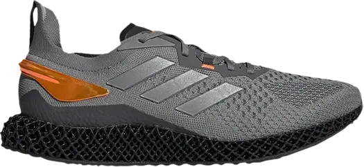 Кроссовки Adidas X90004D 'Grey Signal Orange', серый
