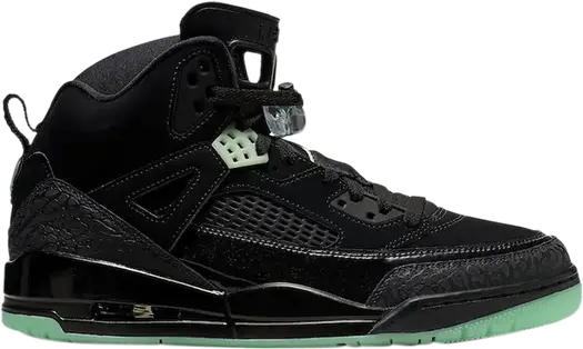 Кроссовки Jordan Spizike Green Glow, черный