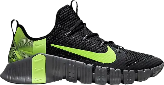 Кроссовки Nike Russell Wilson x Free Metcon 3 'Black Venom', черный