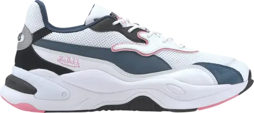 Кроссовки Puma Von Dutch x RS-2K Dark Denim Pink, белый