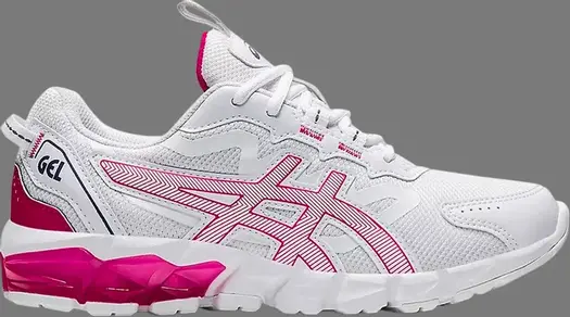 Кроссовки gel quantum 90 3 gs 'white pink rave' Asics, белый