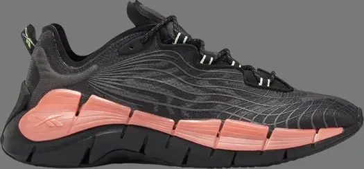 Кроссовки zig kinetica 2 'black orange flare' Reebok, черный