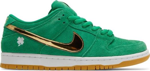 Кроссовки Nike Dunk Low SB 'St. Patrick’s Day', зеленый