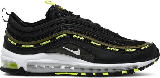 Кроссовки Nike Undefeated x Air Max 97 'Black Volt', черный