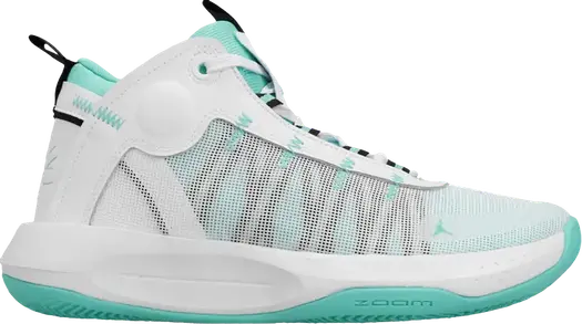 Кроссовки Jordan Jumpman 2020 PF Aurora Green, белый