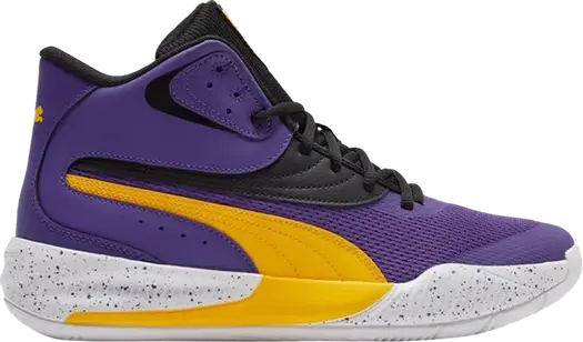 Кроссовки Puma Triple Mid Splatter Prism Violet Spectra Yellow, фиолетовый