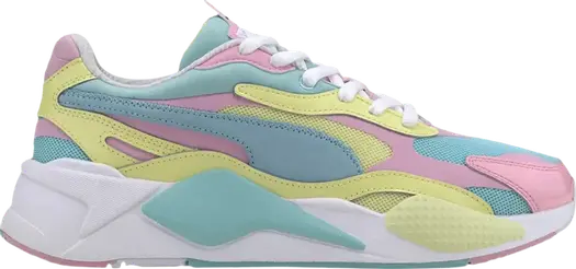 Кроссовки Puma RS-X3 Plastic Pack - Gulf Stream Sunny Lime, разноцветный