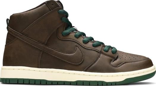 Кроссовки Nike Dunk High SB 'Baroque Brown', коричневый