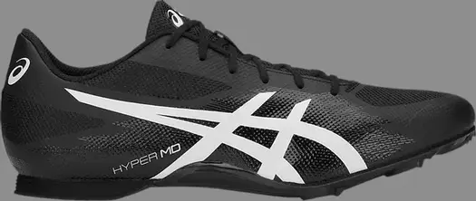Кроссовки hyper md 7 'black white' Asics, черный