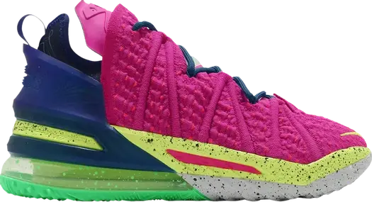 Кроссовки Nike LeBron 18 EP 'Los Angeles By Night', розовый