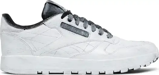 Кроссовки maison margiela x classic leather tabi 'whiteout' Reebok, белый