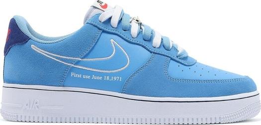 Кроссовки Nike Air Force 1 '07 LV8 'First Use - University Blue', синий