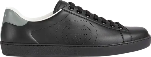 Кроссовки Gucci Ace Black GG, черные
