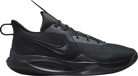 Кроссовки Nike Precision 6 FlyEase 'Black Anthracite', черный