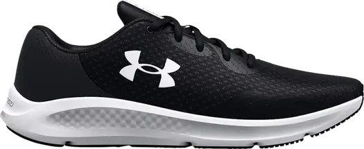 Кроссовки Under Armour Charged Pursuit 3 4E Wide Black White, черный