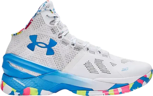 Кроссовки Under Armour Curry 2 Retro Splash Party 2023, белый