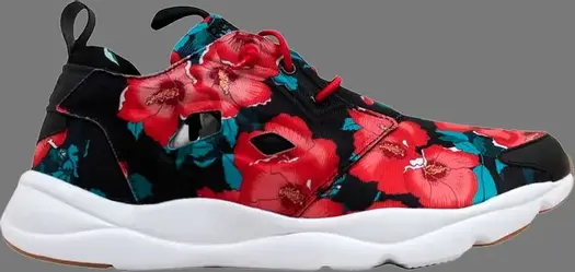 Кроссовки wmns furylite fg ' red flowers' Reebok, черный