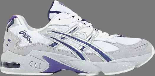 Кроссовки gel kayano 5 og 'silver purple' Asics, серебряный