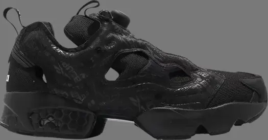 Кроссовки blackeyepatch x instapump fury og 'black' Reebok, черный