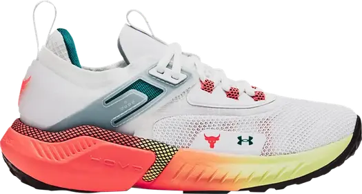 Кроссовки Under Armour Project Rock 5 GS White After Burn, белый