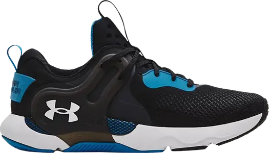 Кроссовки Under Armour HOVR Apex 3 Black Radar Blue, черный
