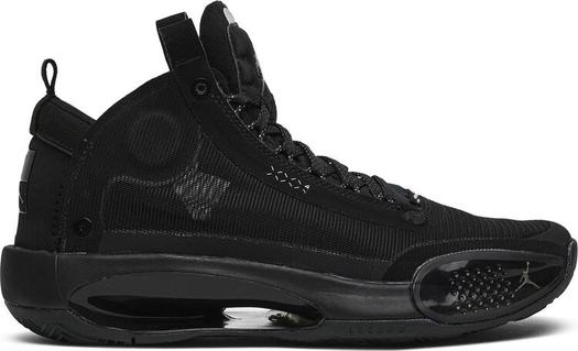 Кроссовки Air Jordan 34 Black Cat, черный