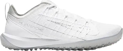 Кроссовки Nike Alpha Huarache 7 Pro TF LAX 'White Metallic Silver', белый