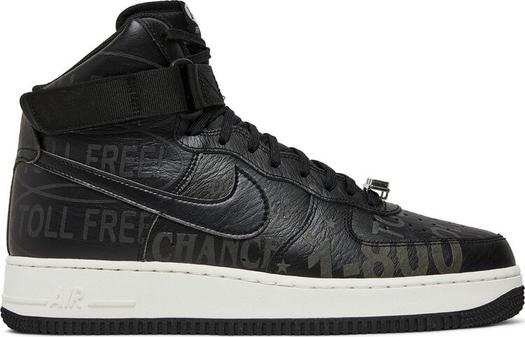 Кроссовки Nike Air Force 1 High '07 Premium 'Toll Free Pack - Black', черный