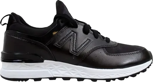 Кроссовки New Balance Wmns 574 Sport 'Black White', черный