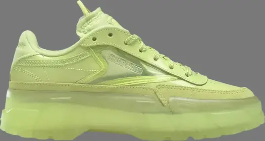 Кроссовки cardi b x club c j 'high vis green' Reebok, зеленый