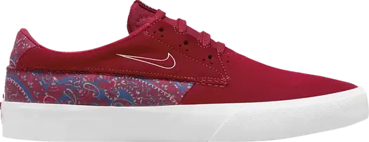 Кроссовки Nike Shane Premium SB 'Mystic Hibiscus Paisley', красный