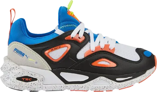 Кроссовки Puma TRC Blaze Jr Galaxy - Black Victoria Blue, черный