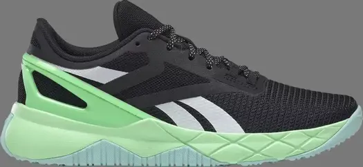 Кроссовки wmns nanoflex tr 'black neon mint' Reebok, черный