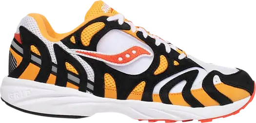 Кроссовки Saucony Bodega x Grid Azura 2000 Orange Black, оранжевый