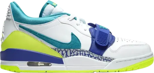 Кроссовки Just Don x Jordan Legacy 312 Low Neon Aquamarine, бирюзовый