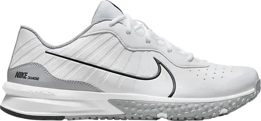 Кроссовки Nike Alpha Huarache Varsity 4 TF 'White Wolf Grey', белый
