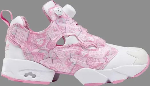Кроссовки instapump fury 'pink' Reebok, розовый