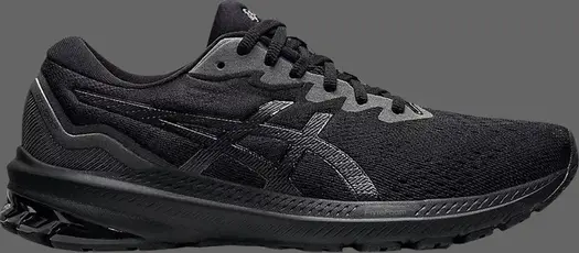 Кроссовки gt 1000 11 4e wide 'triple black' Asics, черный