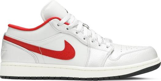 Кроссовки Air Jordan 1 Low Night Track, белый