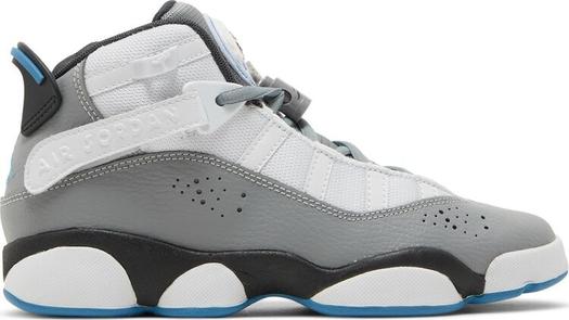 Кроссовки Jordan 6 Rings GS White Particle Grey, белый