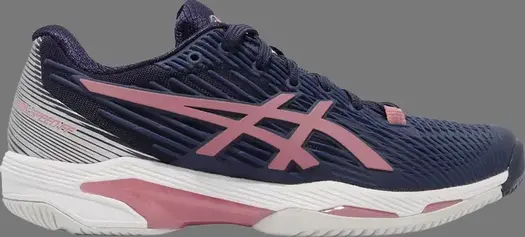 Кроссовки wmns solution speed ff 2 'peacoat smokey rose' Asics, синий