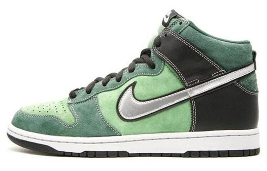Кроссовки Nike Sb Dunk High Brut, зеленый/черный