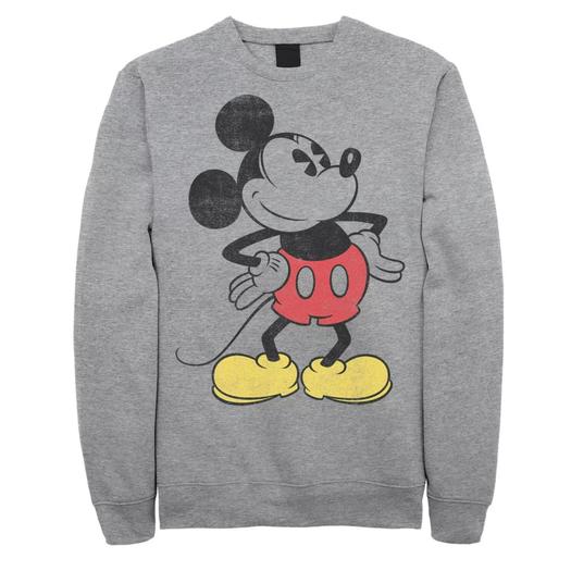 Мужской свитшот Disney's Mickey Mouse Hands on the Hip Pose Licensed Character