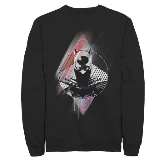 Мужской свитшот с плакатом и портретом DC Comics Batman Diamond, Black Licensed Character, черный